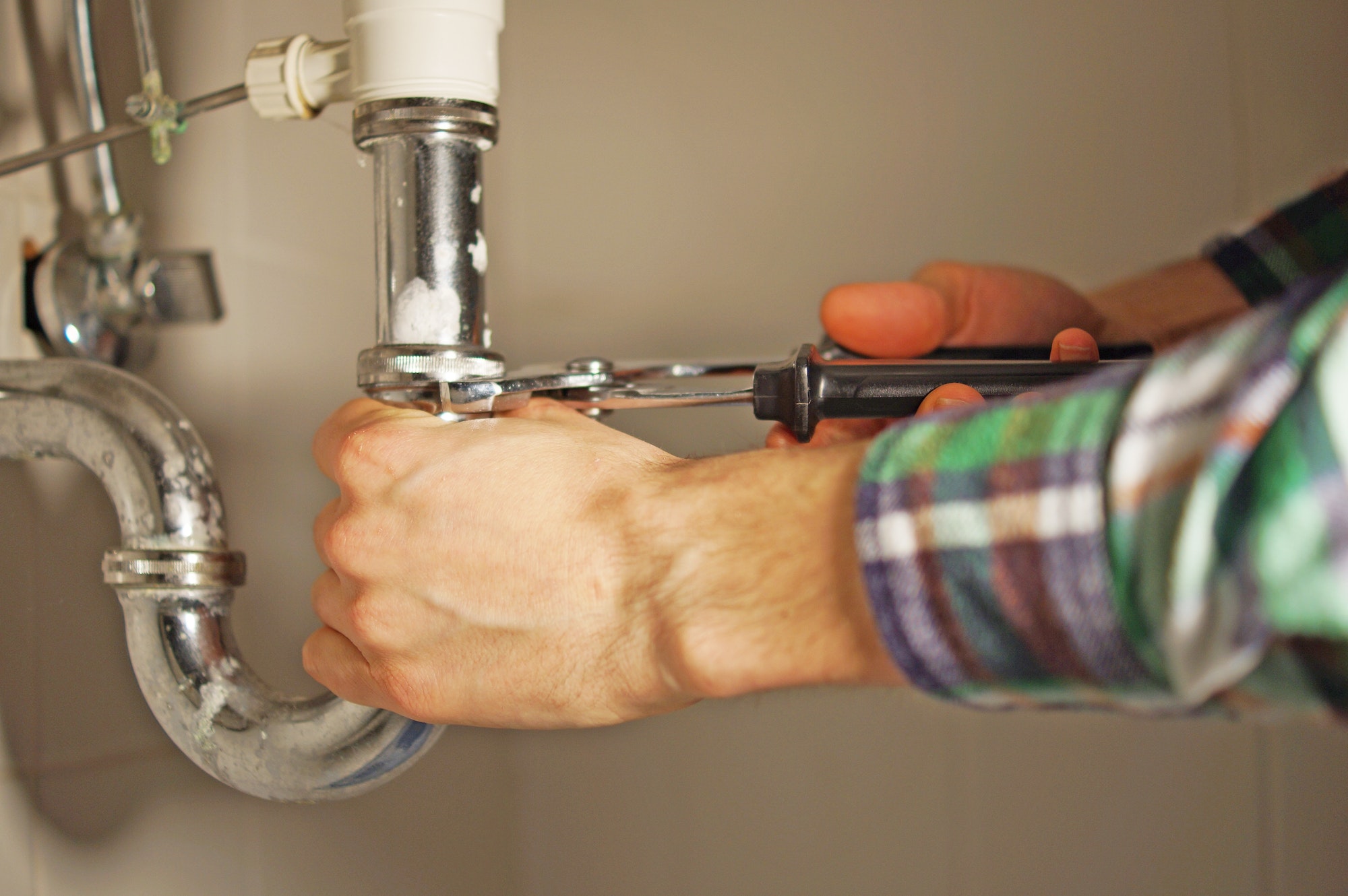 Plumbing repair service.